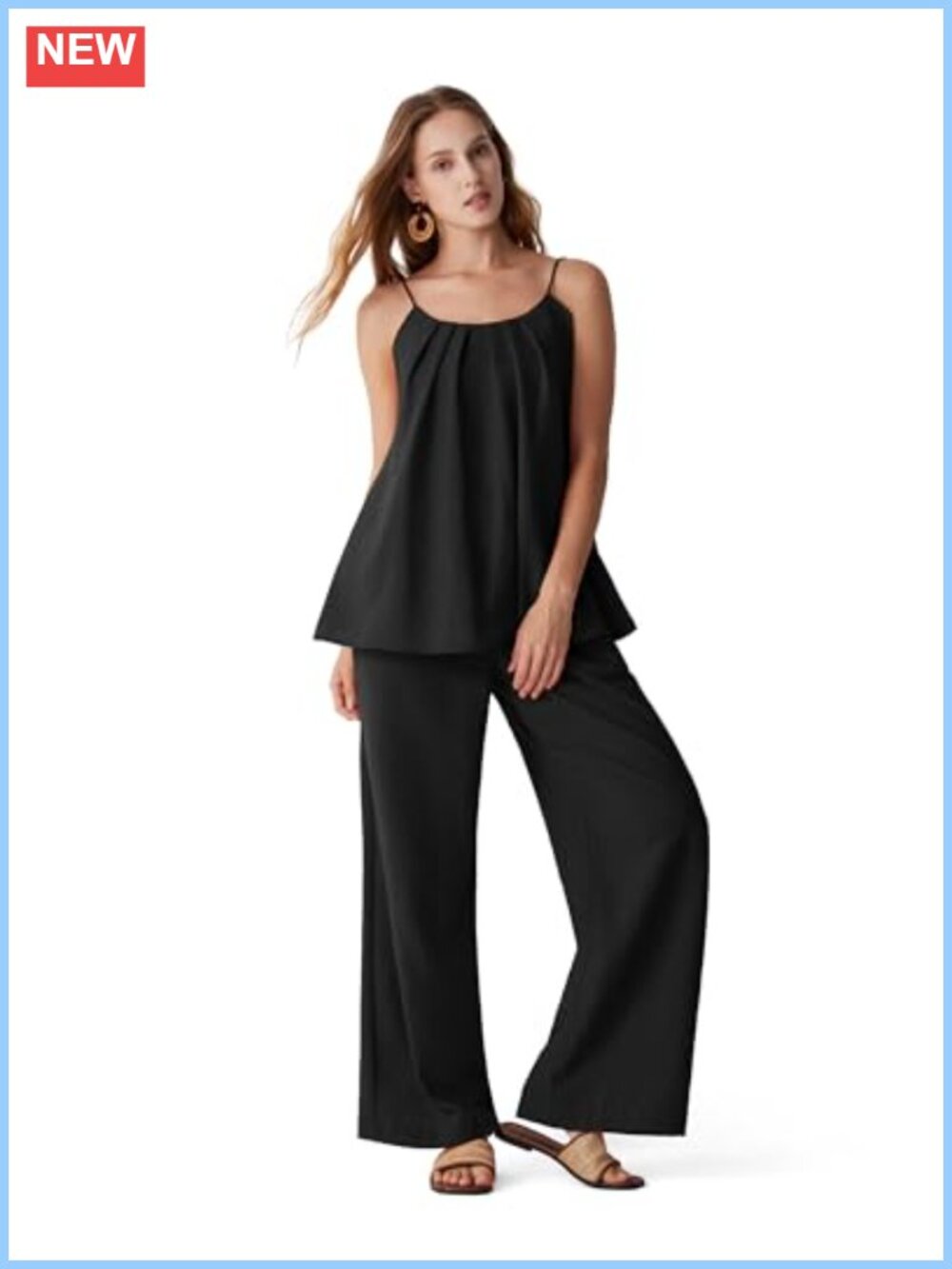 Linen Two Piece Set Backless Lounge Travel Beach Vacation Outfit